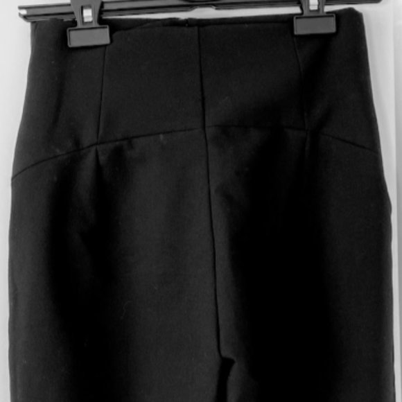 SOLD ZARA black NWOT high-rise dress pants, xs - Picture 4 of 6
